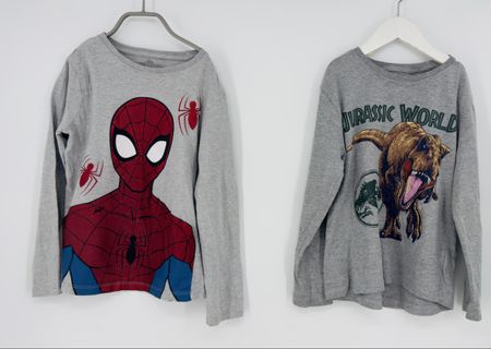 # BOY - Kleiderpaket Gr. 122/128 - Spiderman / Dino #