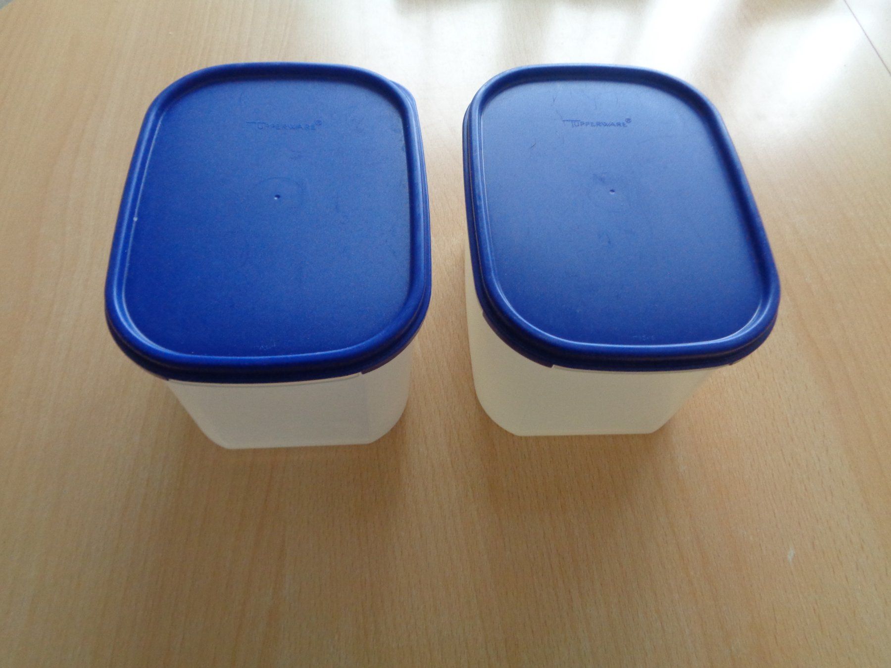 Tupperware Behälter & Ähnliches: Tupperware 2 Vorratsbehälter blau – Gebraucht aus Dietikon von chroetli77