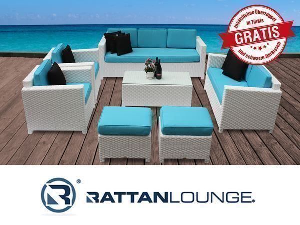 Divani: Rattanlounge - Sitzpolster zwei farbig – Nuovo e nell'imballaggio originale da Bern venduto da rattan-lounge