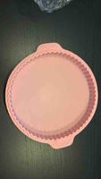 Backform rund Silikon rosa neuwertiger Zustand