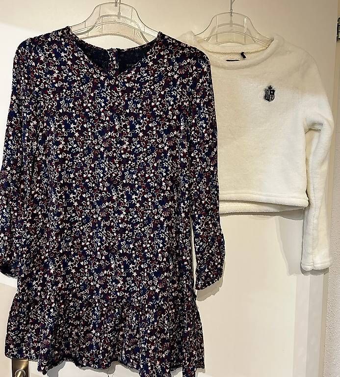 Vestiti & Gonne: Mädche Kleid mit Kuschelpullover Gr. 152  – Usato da Widnau venduto da hbr_mhx2 2