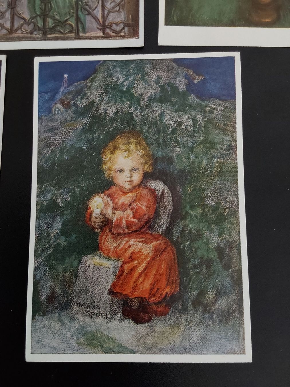 Cartoline: M.Spötl Weihnachtskarten 5x zusammen  – Usato da Steinach venduto da Chilli1957 3