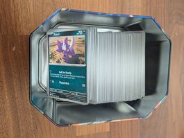 Pokémon Karten mit schöner Sammelbox