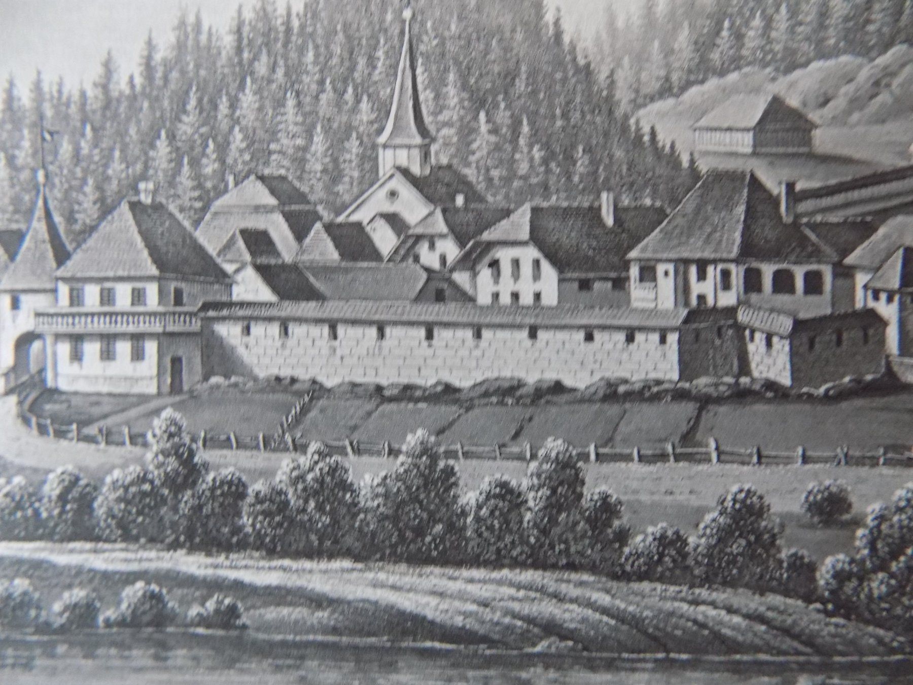 Incisioni: Laupen Schloss Kanton Bern – Usato da Risch venduto da Antikfee 7