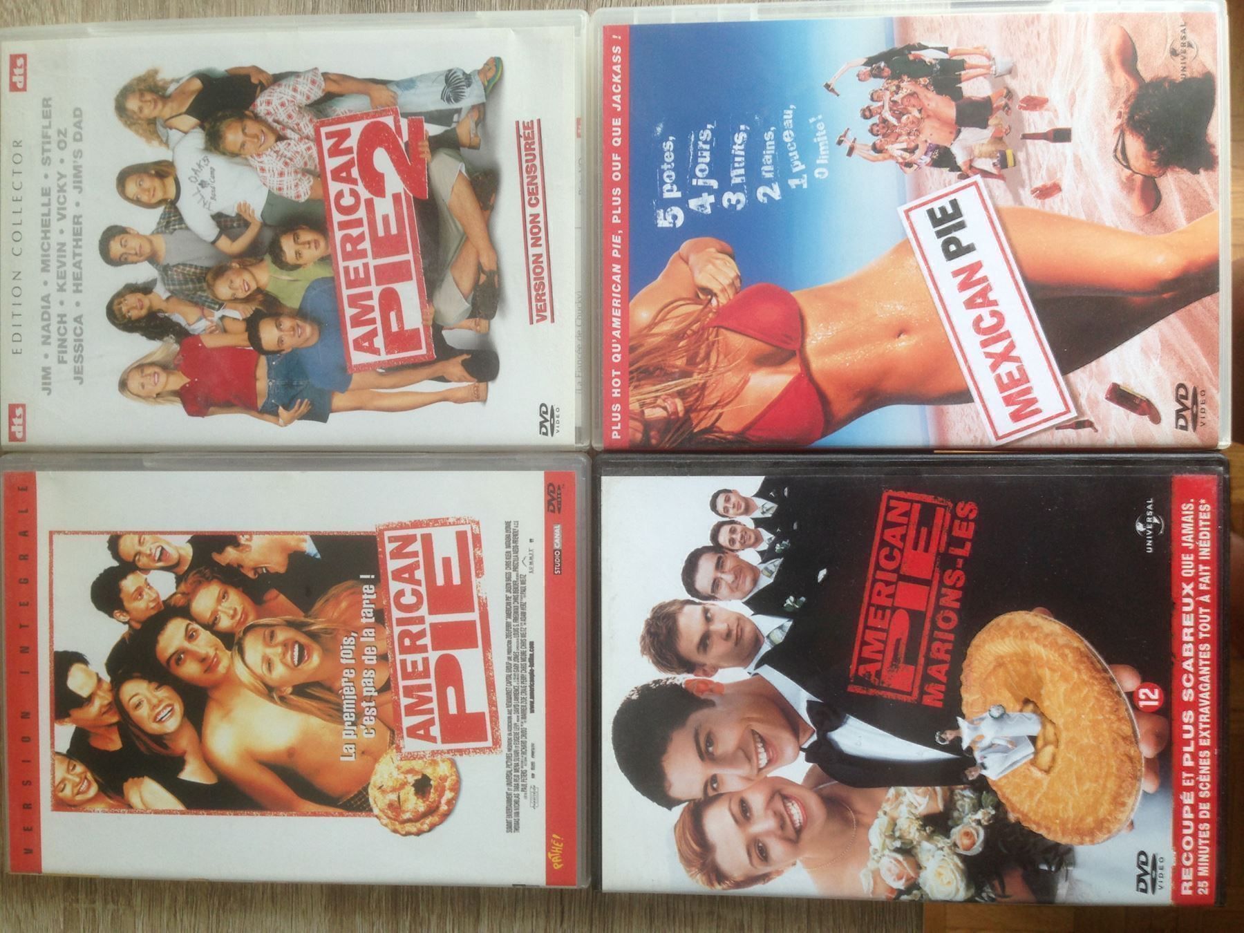 Tutti i DVDs: American et Mexican Pie – Usato da Clarens venduto da Surcouf91