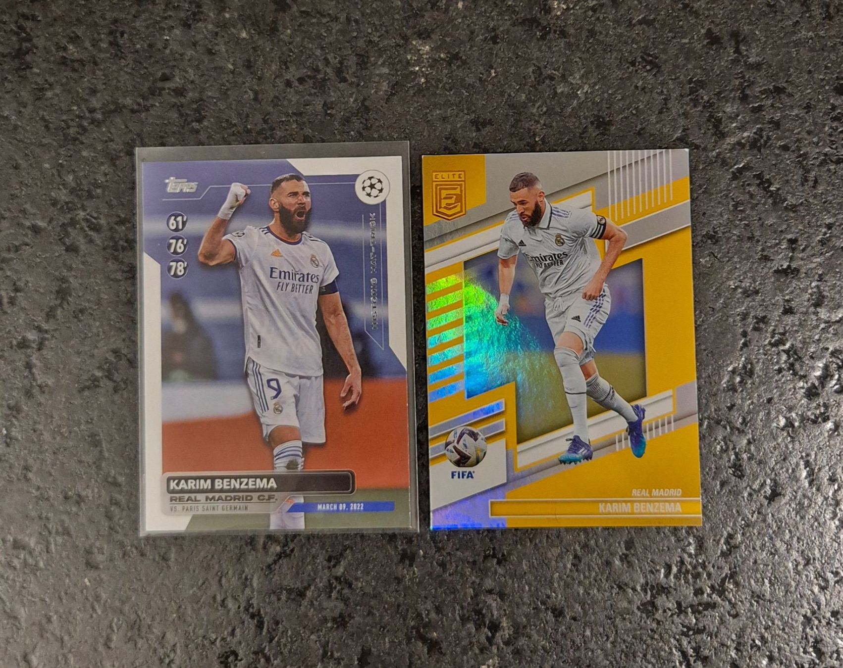 Topps Cartes à collectionner: Karim Benzema - Real Madrid - Topps & Panini – Neuf (Voir description) à Burg AG par Danoe