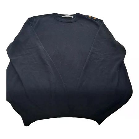 Givenchy Pullover Schwarz Goldknöpfe Herren L
