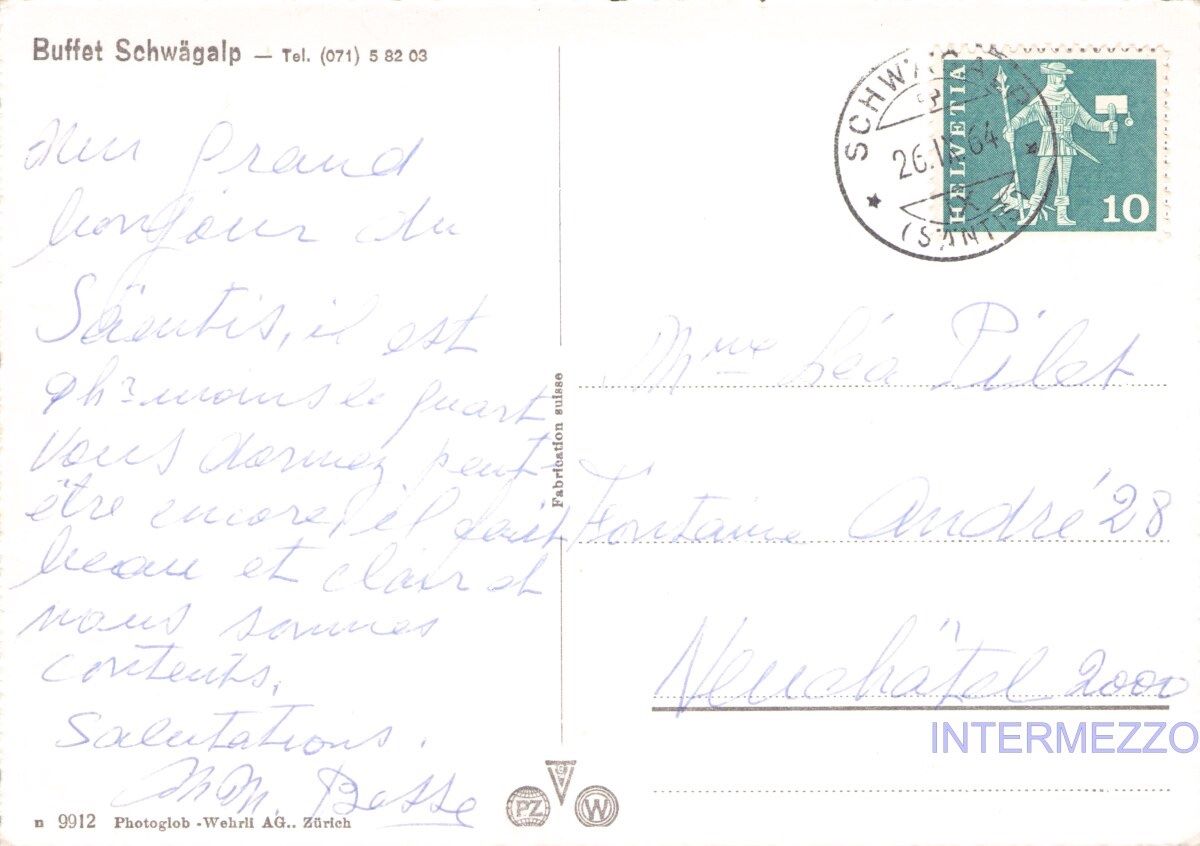 Cartes postales: Säntis // 1964 Oldtimer Schwägalp // Alte Autos – D'occasion à Basel par intermezzo12 1