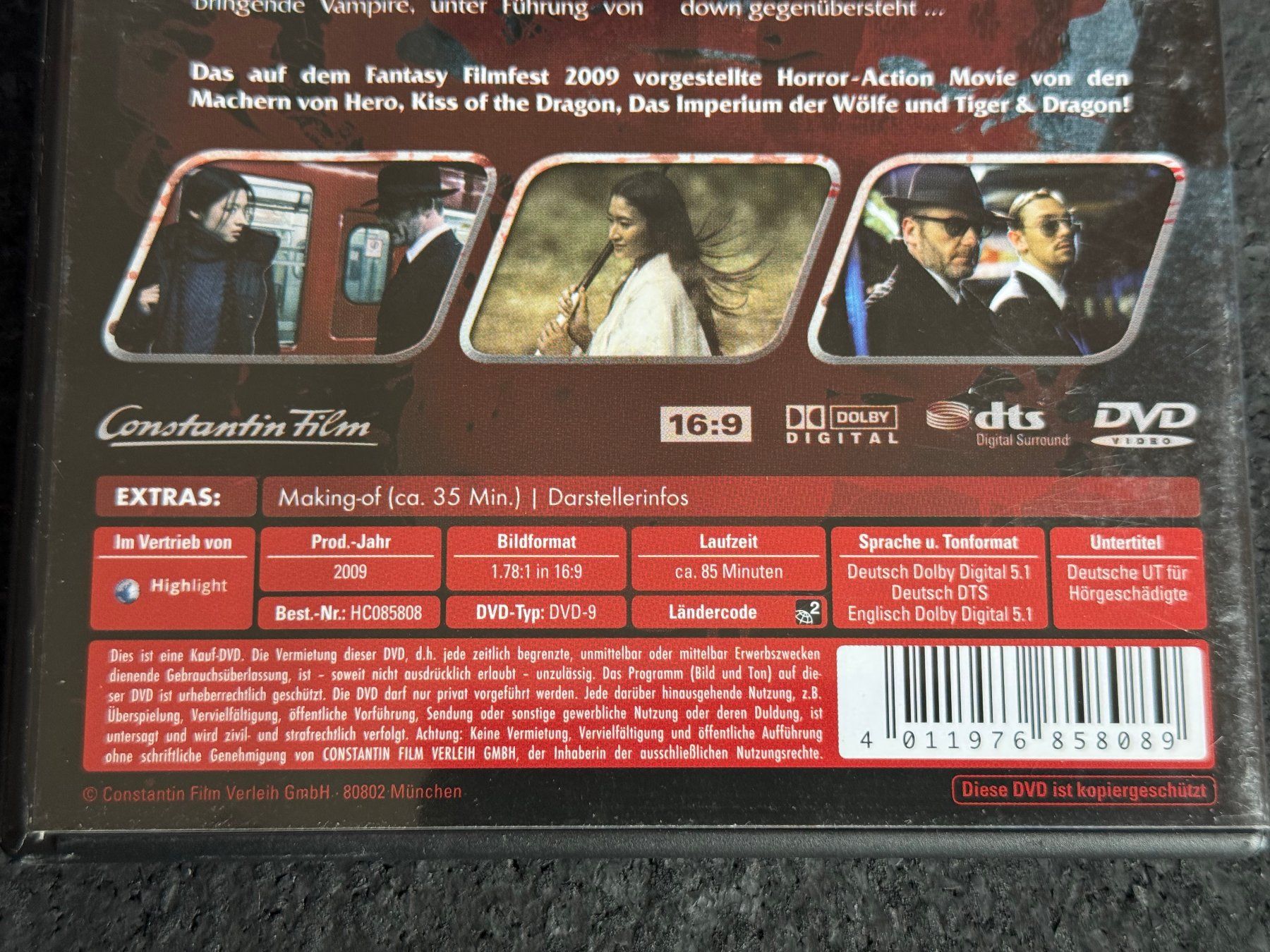 Tous les DVDs: BLOOD the last Vampire DVD DE/EN – D'occasion à Fribourg par tschjoly 3