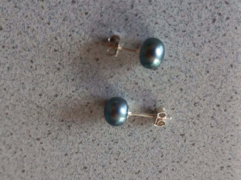 Orecchini pendenti & Orecchini a lobo: Perlen Ohrstecker, Silber 925 – Nuovo e nell'imballaggio originale da Winistorf venduto da acreativ2