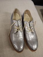PETRA DIELER Damenschuhe Schnürschuhe Silber Grösse 39