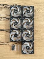 7× ARCTIC P12 PWM PST A-RGB 120mm Gehäuselüfter