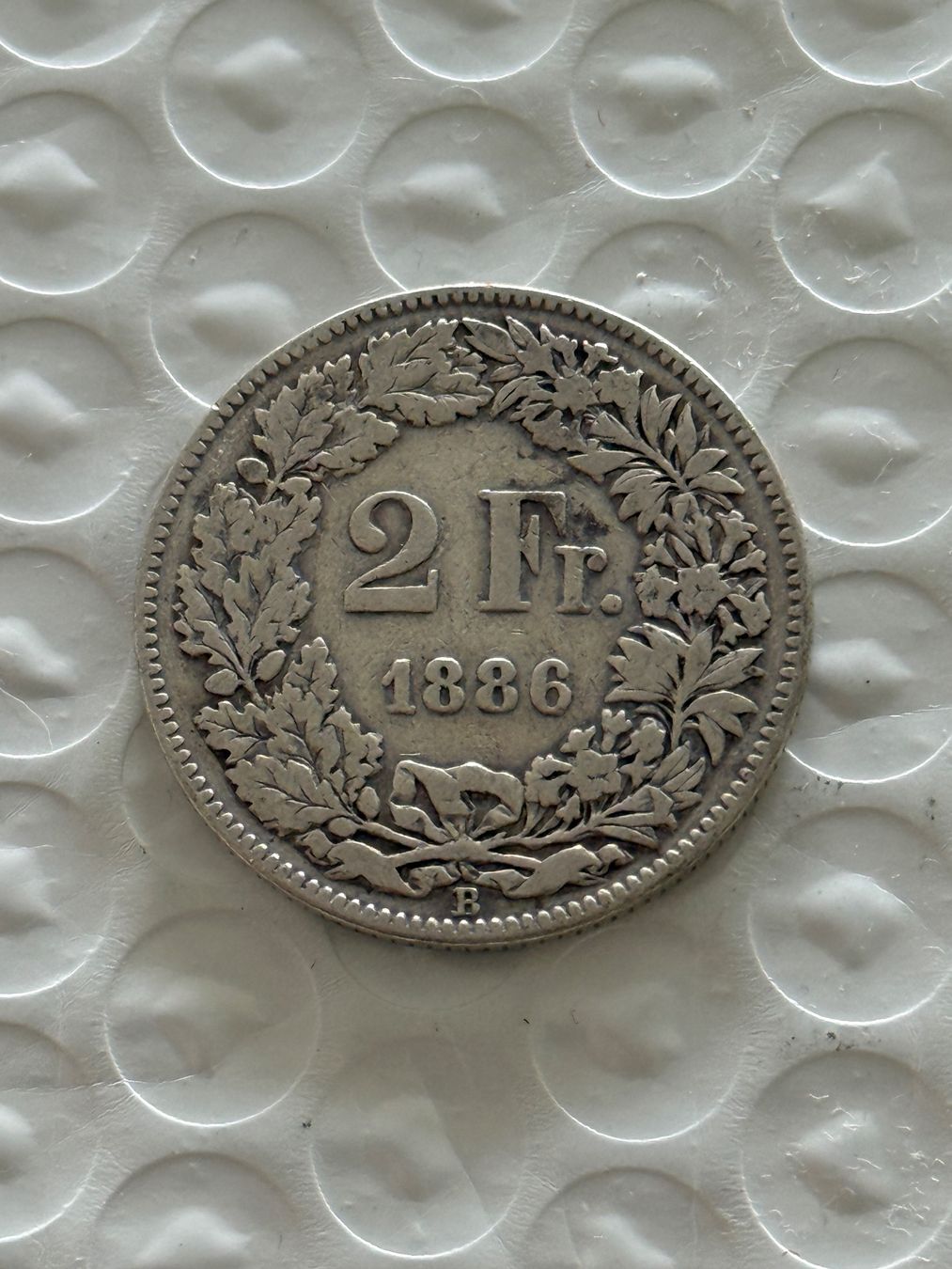 Tutti le monete: 2 Franken 1886  Rar – Usato da Wallisellen venduto da SWISS_SILVER1