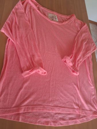 Pull rose taille M marque H&M 55% coton