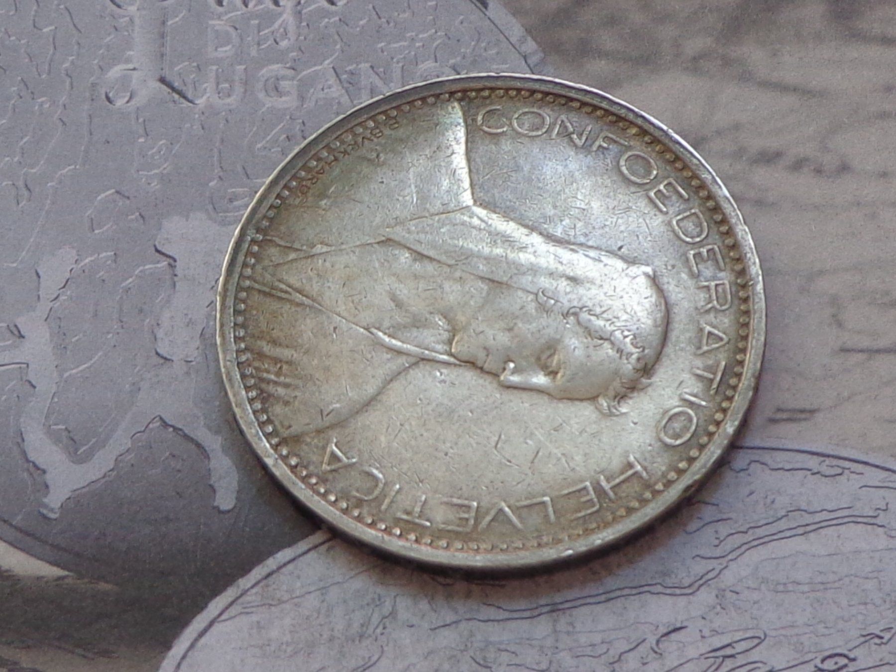 Alle Münzen: 5 Fr. 1923 B - Superbe pièce !!! – Gebraucht aus Pully von UCA01 5