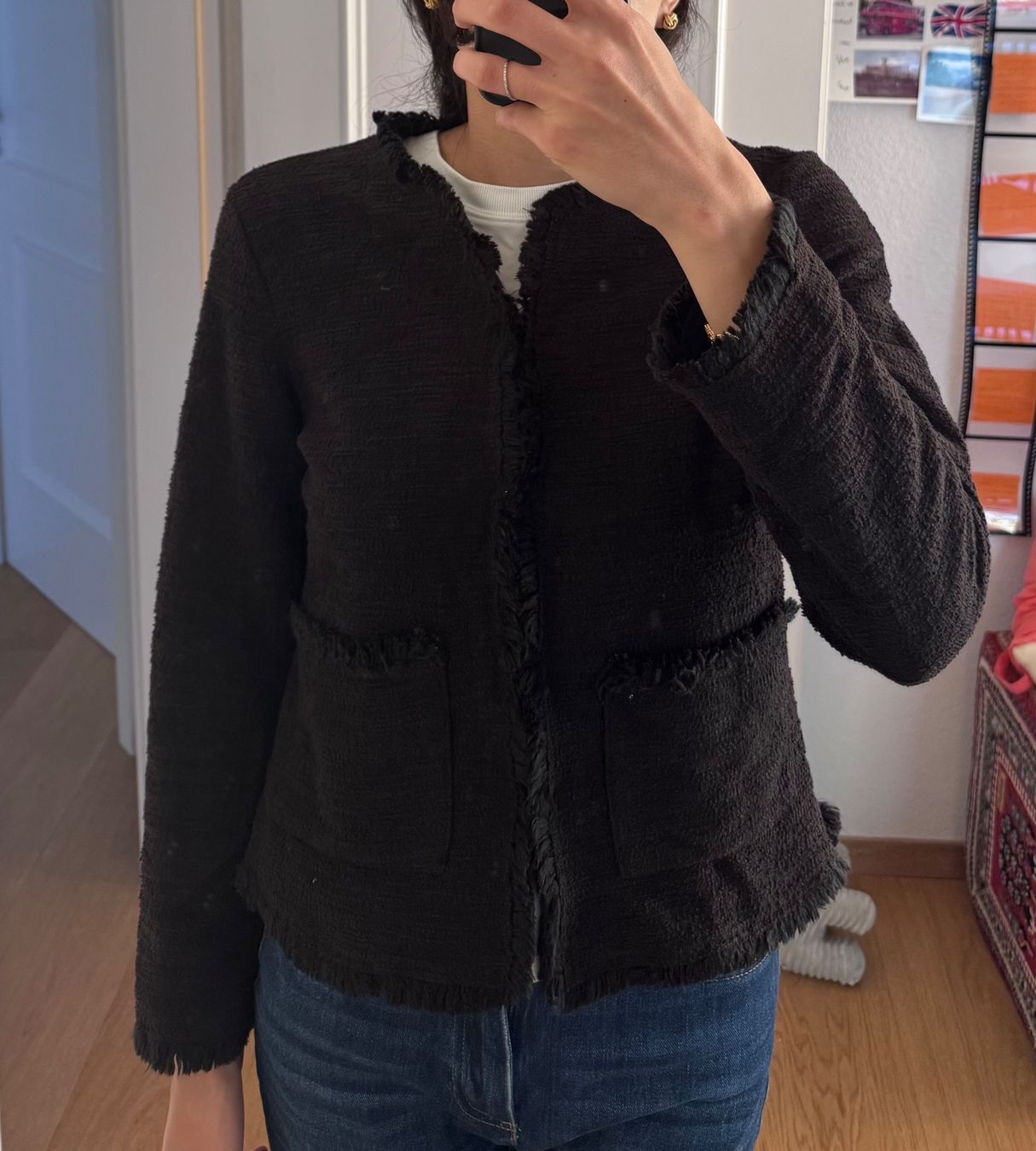 Mango Giacche: Mango Tweed Jacke Grösse M – Usato da Kilchberg ZH venduto da sahoss 2