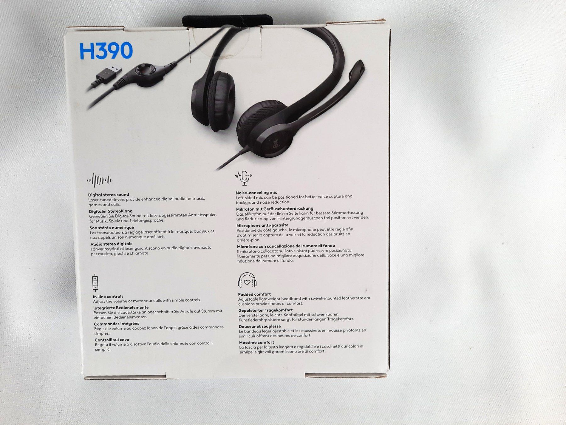 Logitech Kopfhörer: LOGITECH H390 Kabelgebunden, USB-A – Neu (gemäss Beschreibung) aus Beinwil am See von Restwert_Beinwil 3