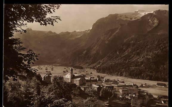 Ansichtskarten: AK Engelberg, Alt-Engelberg mit Titlis – Gebraucht aus Berlin von bartko-reher