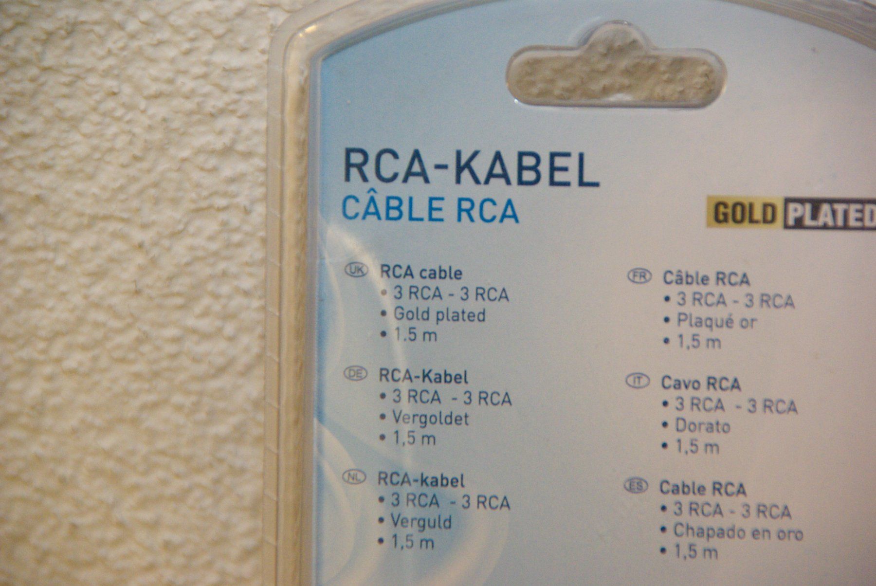 Grundig Cavi: Grundig RCA Kabel 1.5m in OVP – Nuovo e nell'imballaggio originale da Herisau venduto da Cevianer1844 4