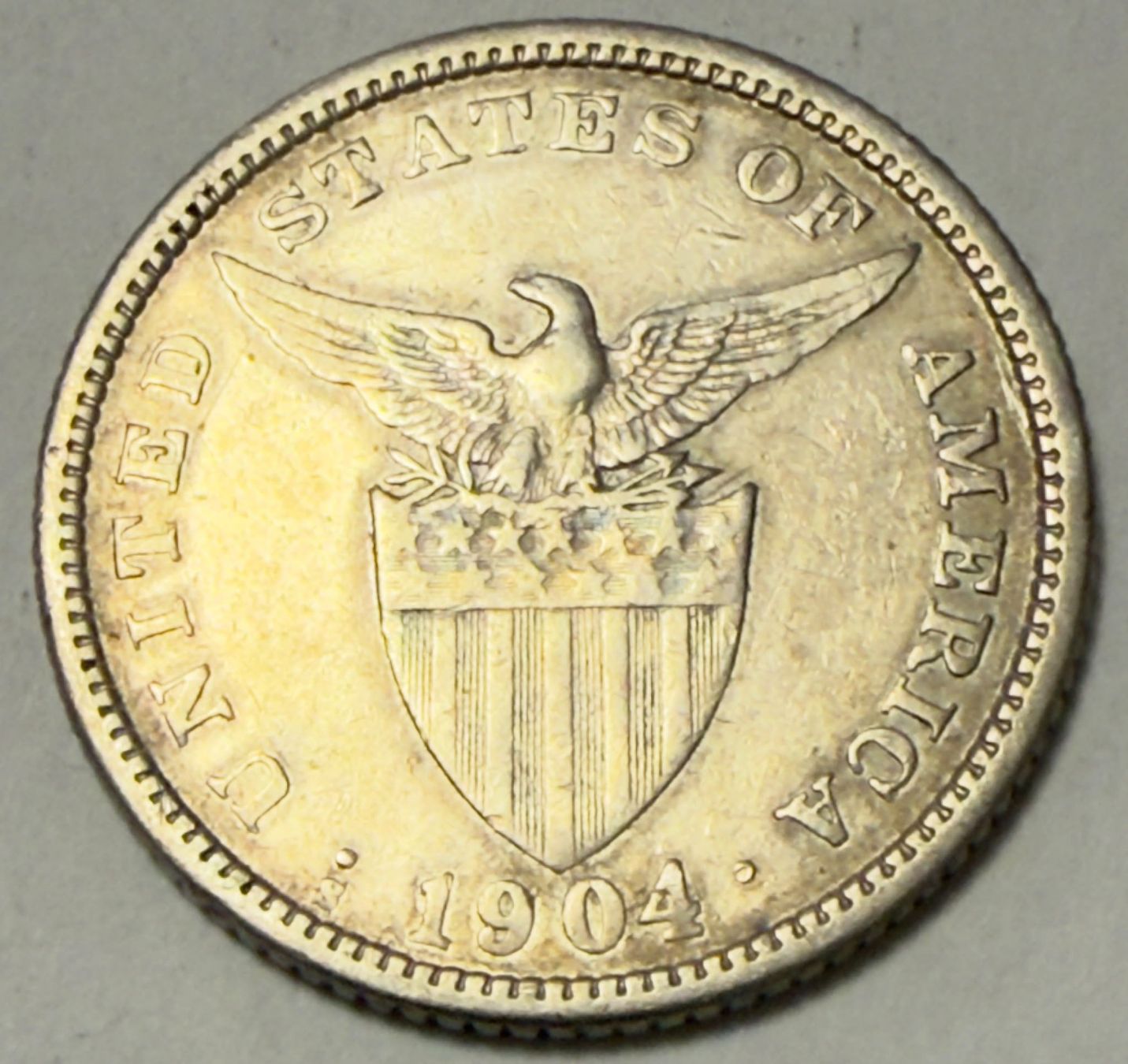 Alle Münzen: Philippinas 20 Centavos 1904 Nice grade Silver coin – Gebraucht aus Zürich von Tasmiyah 1