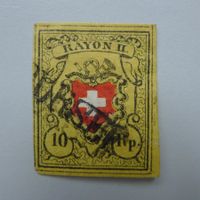 Rayon II: 16II, T.40 B-RO von SURSEE, breitrandige Bogenecke