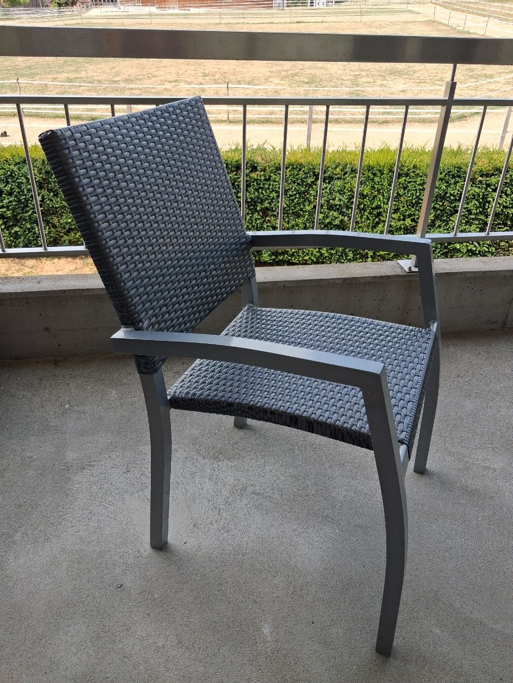 Stühle: Lot de 6 chaises de terrasse structure aluminium – Gebraucht aus Villars-le-Grand von mescal01 1