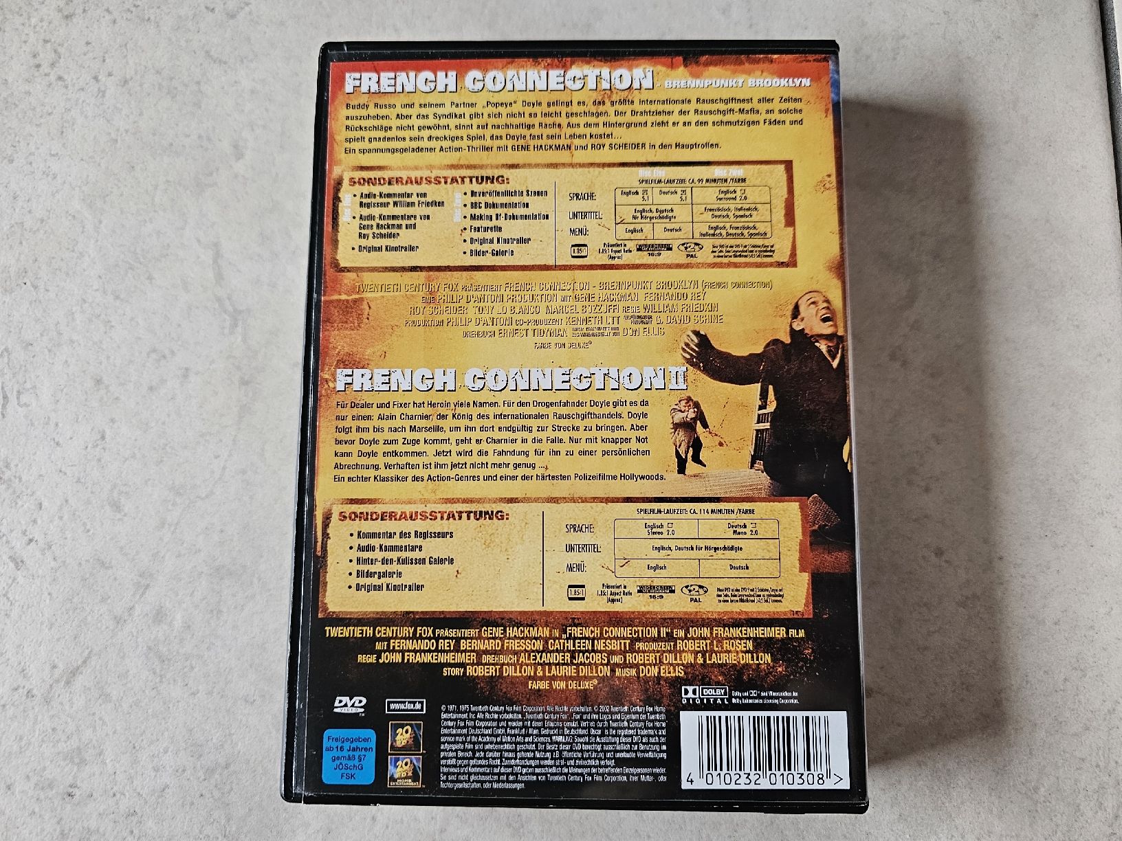 Tous les DVDs: French Connection  -  Teil 1 & 2 / Special 3 Disc Edition – D'occasion à Schneisingen par backstore24 1