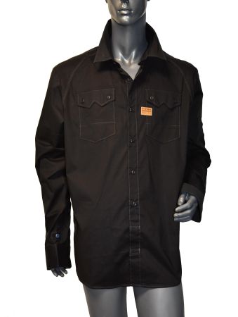 G-Star RAW  Herren Hemd/langarm Shirts Strech/schwaz/Gr.XXL