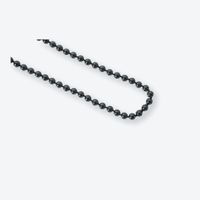 Halskette mit runden Onyx Edelstein