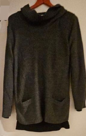 Charles Vögele Strickkleid, grau, Grösse M, Top Zustand!