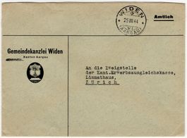 WIDEN auf Amtsbrief der Gemeindekanzlei nach ZÜRICH