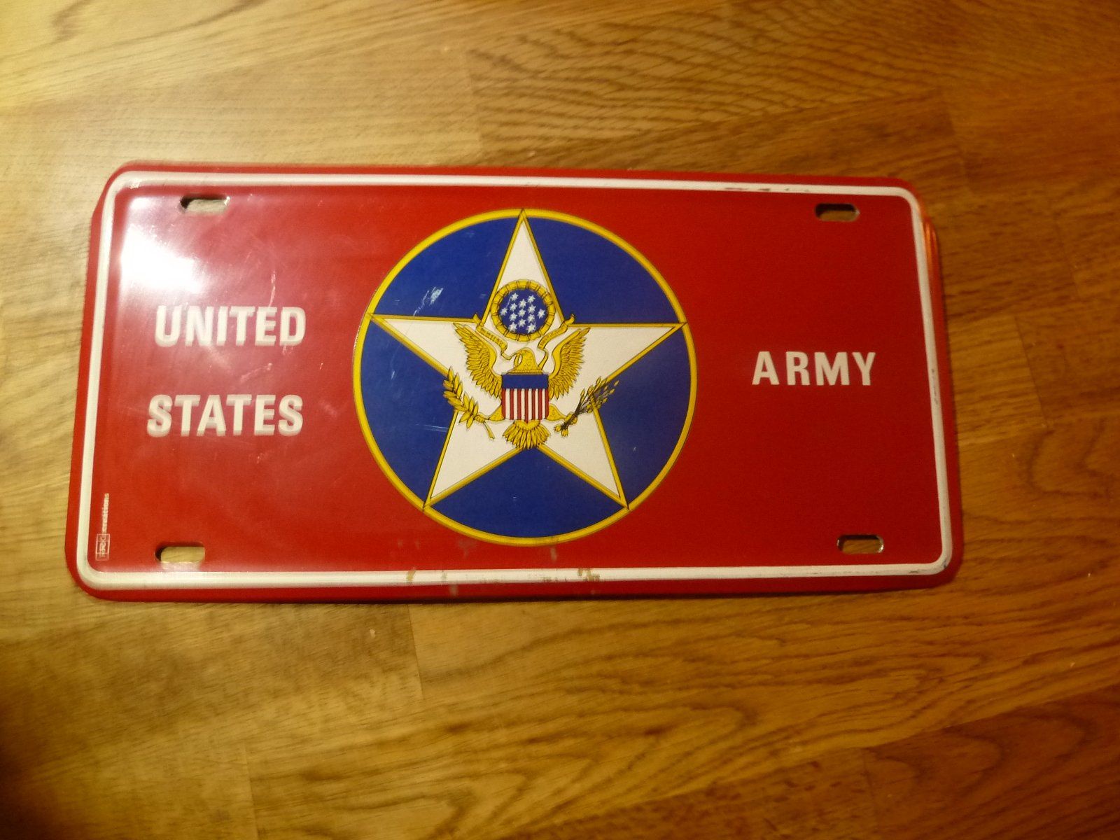 Insegne: Blechschild Kennzeichen UNITED STATES ARMY – Usato da Hochfelden venduto da swissice 2