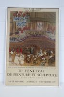 Kunstplakat II. Festival de Peinture et Sculpture Raoul Dufy