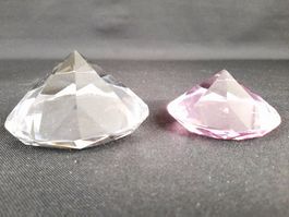 2 Glasdiamanten