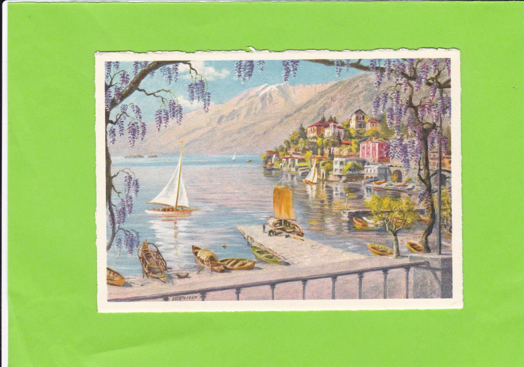 Cartoline postali: Ascona-Panorama dalla Terazza – Usato da St. Peterzell venduto da neckertal