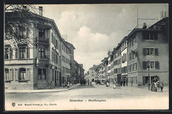 Ansichtskarten: Winterthur, Strassenblick in die Obertho – Gebraucht aus Berlin von bartko-reher
