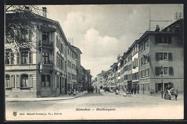 Winterthur, Strassenblick in die Obertho