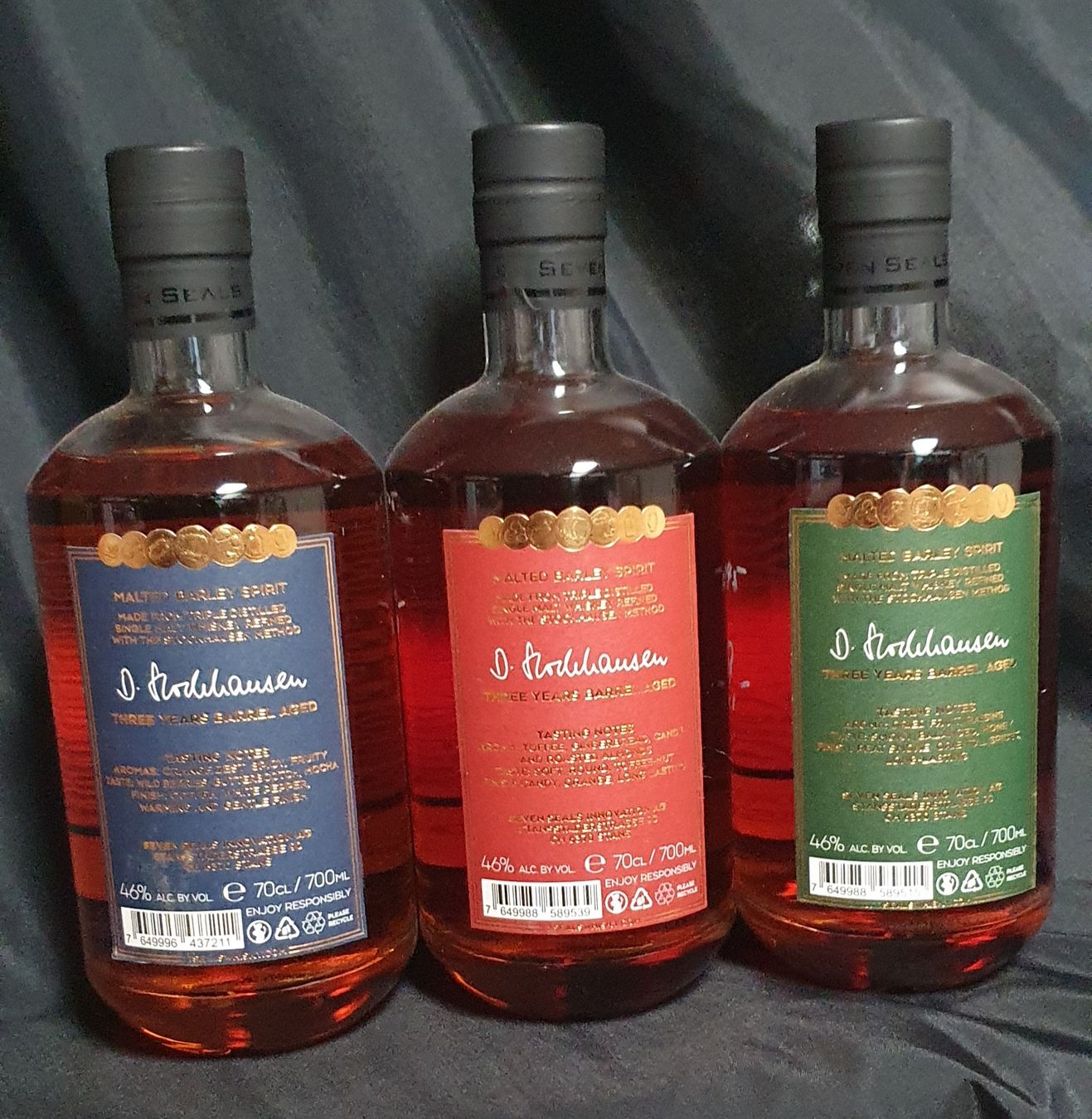 Bevande alcoliche: 3 x SEVEN SEALS Whisky – Nuovo e nell'imballaggio originale da Aesch BL venduto da Phm2 1