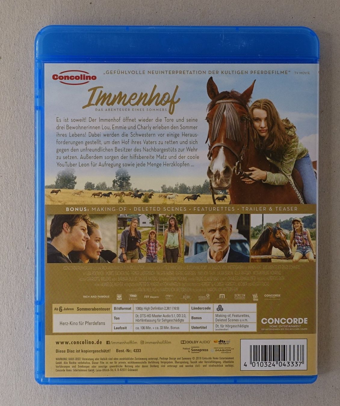 Tutti i DVDs: Immenhof - Das Abenteuer eines Sommers – Usato da Sessa venduto da fraenklishop 1