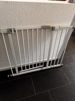 Schutzgitter Metall weiss guter Zustand 75-85cm