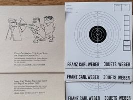 Franz Carl Weber - Zielscheiben 1960 - Schiessscheiben