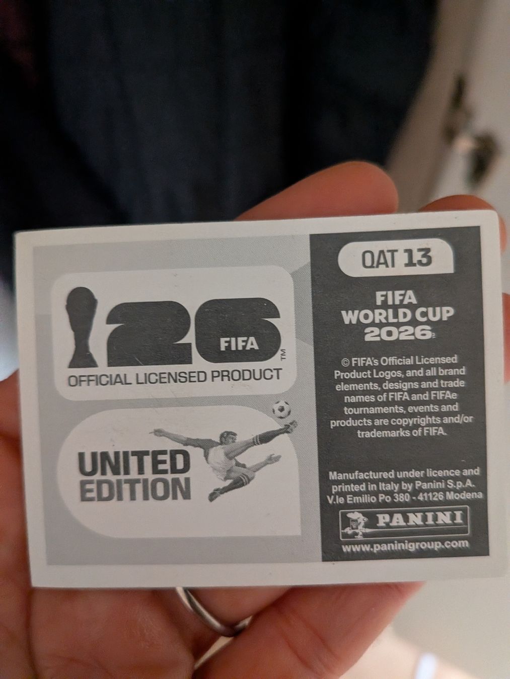 Panini Carte collezionabili: Panini Bild QAT 13 – Usato da Eschenbach SG venduto da SanFranciscoCalifornia 1