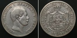 HESSEN-KASSEL Taler 1859 ohne C.P., FRIEDRICH WILHELM I. ss+
