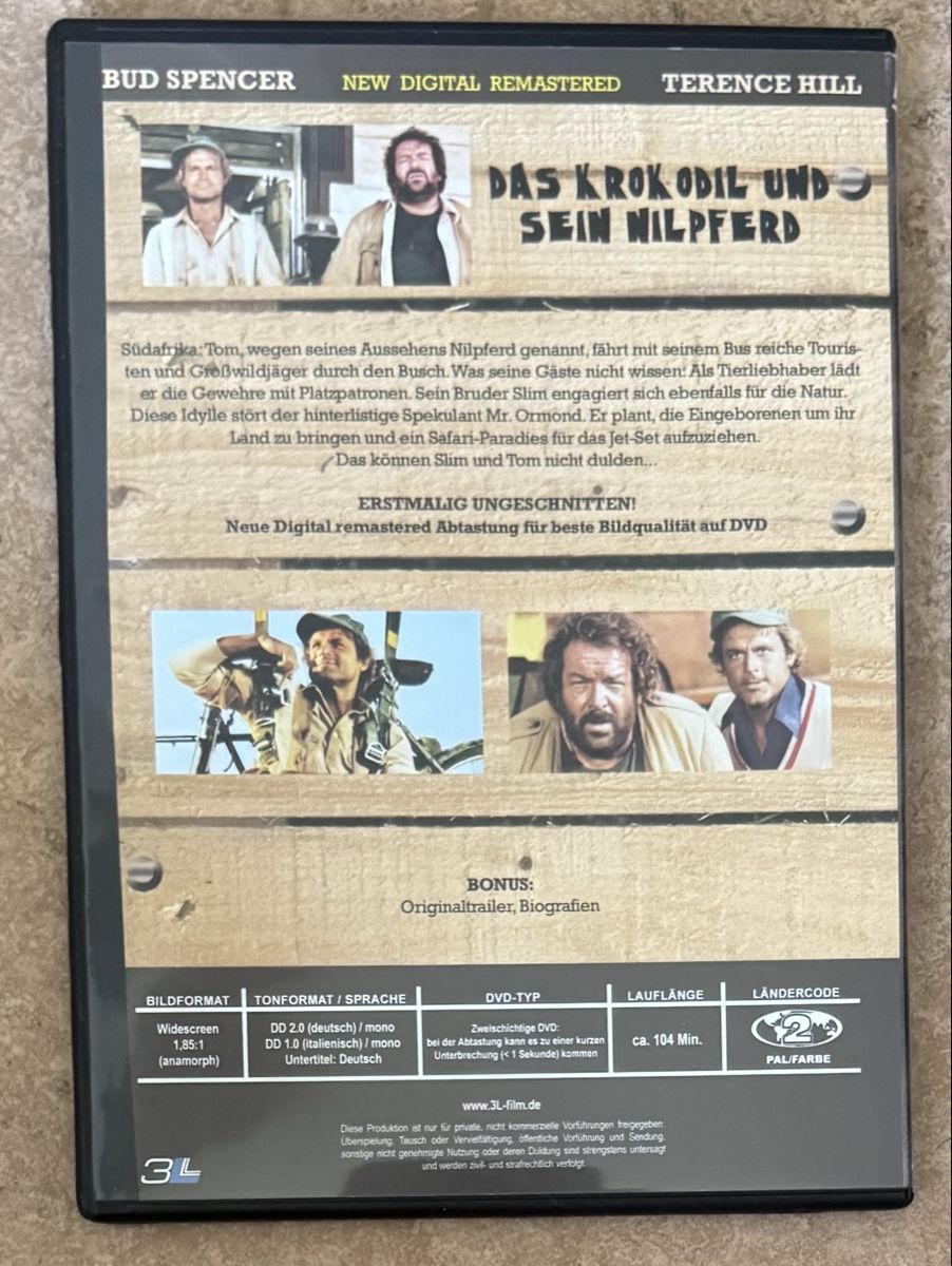 Tous les DVDs: DAS KROKODIL UND SEIN NILPFERD  – Neuf (Voir description) à Dietikon par AndreaSch01 1