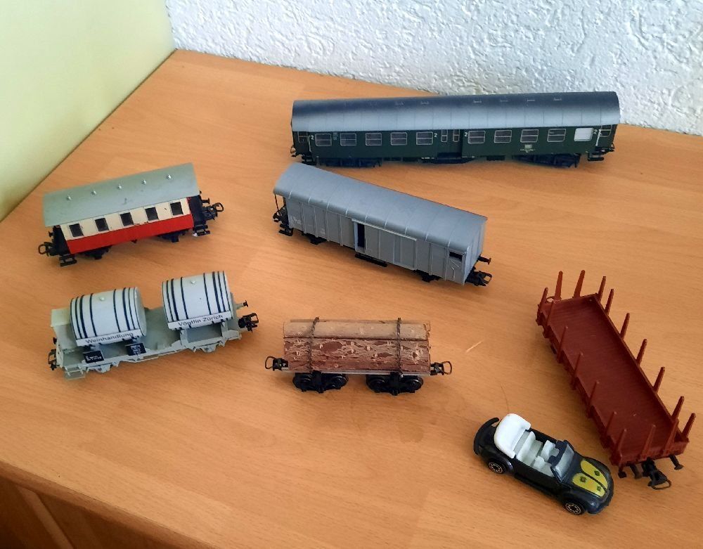 Märklin Modellini di ferrovie: Modellbahnwagen Märklin Spur H0 – Usato da Eschenbach venduto da Alicekunst 2