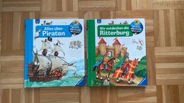 Ravensburger 2 x Bücher Piraten & Ritterburg