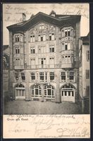 AK Basel, Gasthof zum Bären, 1904