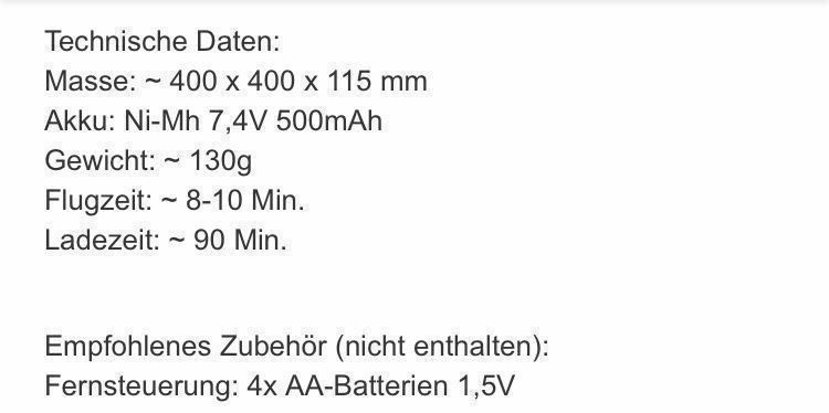 Spielzeuge: Quadrocopter F183 Drohne – Gebraucht aus Mauren von SB1606 6