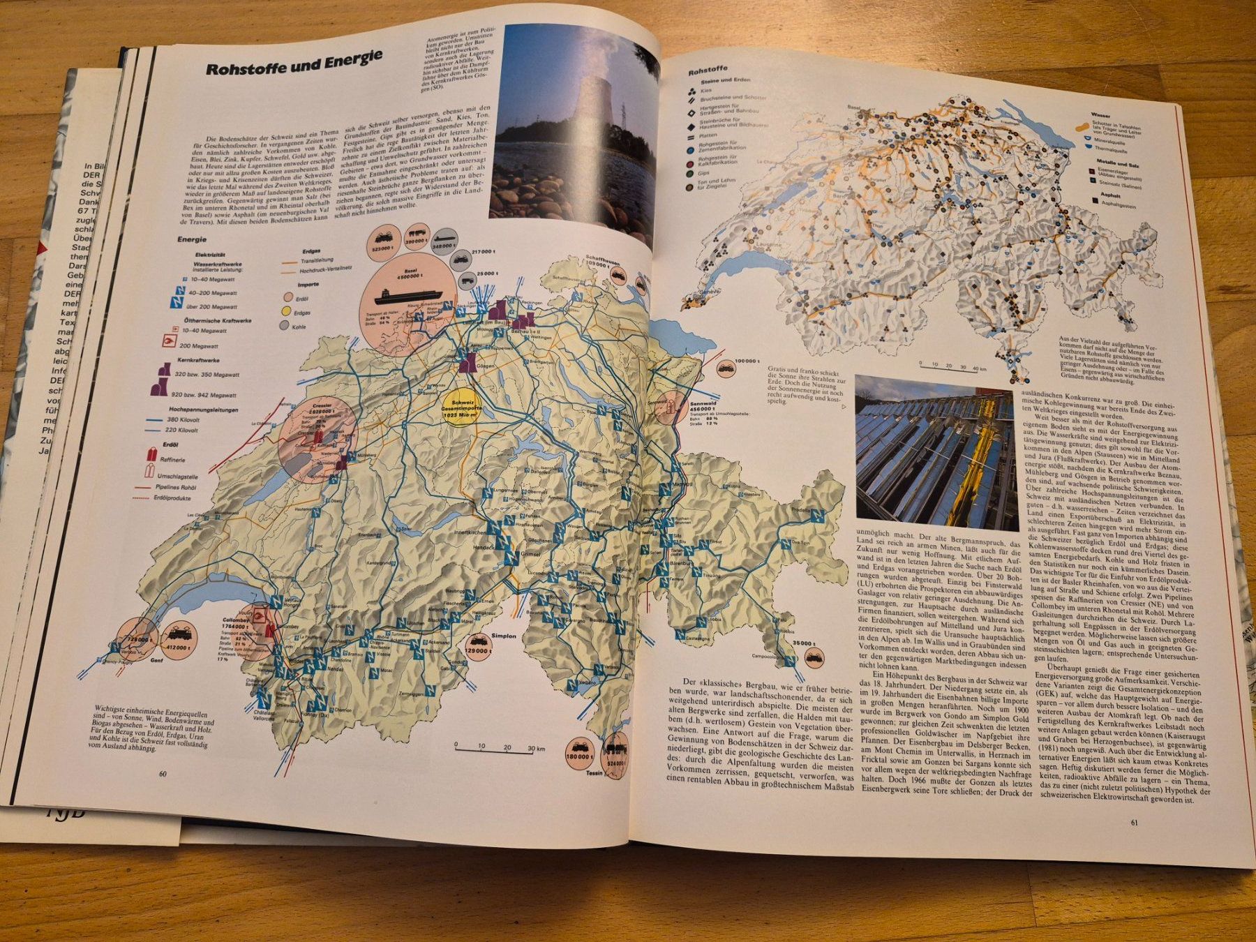 Libri: Der grosse Schweizer Atlas - Kümmerly & Frey - 1981 – Usato da Egg b. Zürich venduto da orwell1984 6