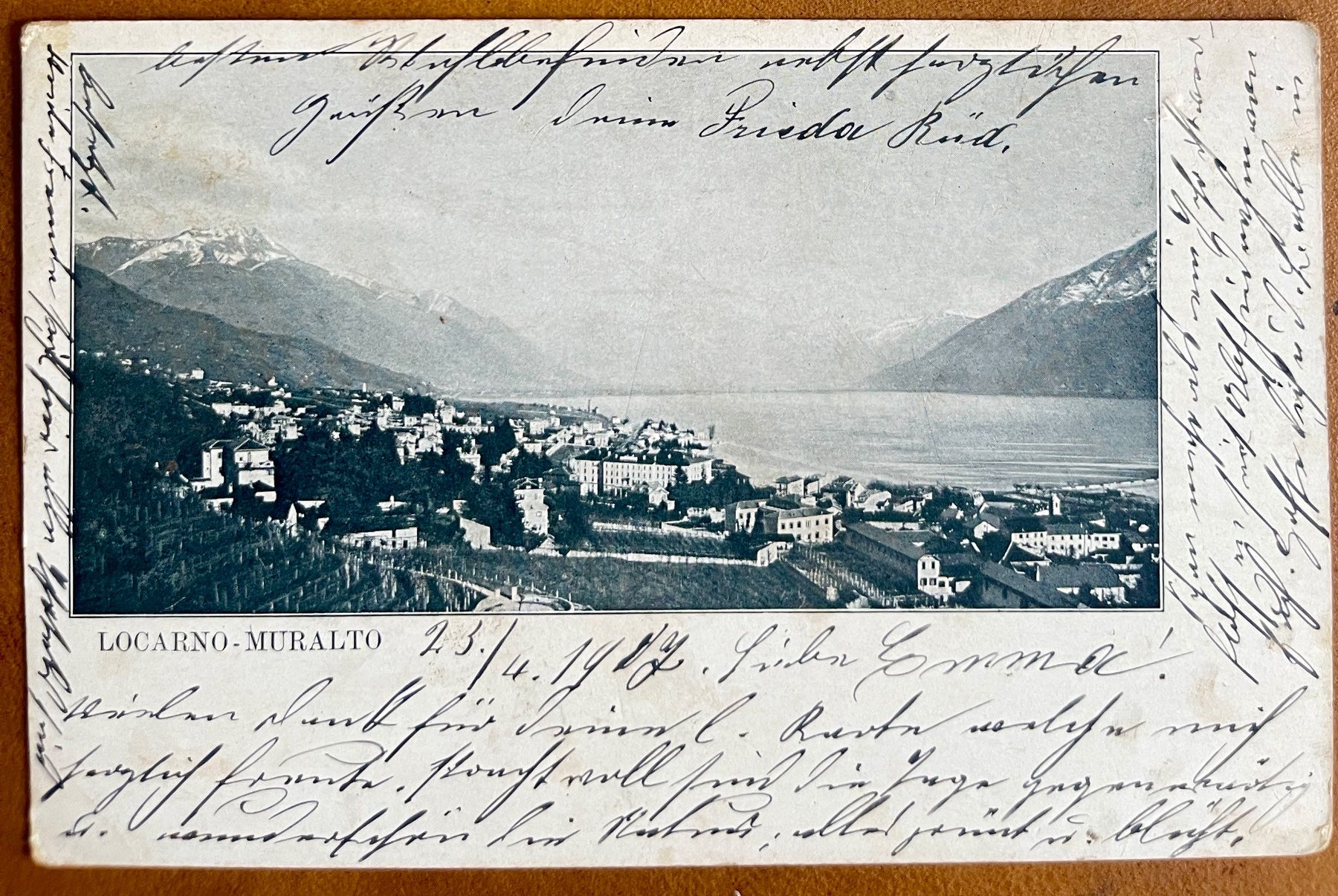 Cartoline postali: LOCARNO - MURALTO - 1907 – Usato da Lutry venduto da Ediego